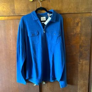 Tommy Bahama reversible bob twillin half zip NEW